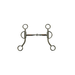 Mors de bridão western Pool's inox com inserções de cobre Mors de bridão western Pool's inox com inserções de cobre