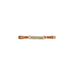 Gourmette de couro Lakota com corrente dupla Gourmette de couro Lakota com corrente dupla