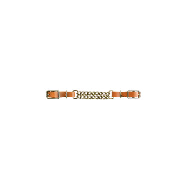 Gourmette de couro Lakota com corrente dupla Gourmette de couro Lakota com corrente dupla