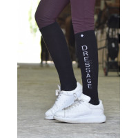 Meias Equithème Dressage Preto / branco Meias Equithème Dressage Preto / branco