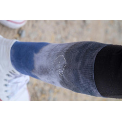 Meias Equithème Havana Marinho / cinza Azul