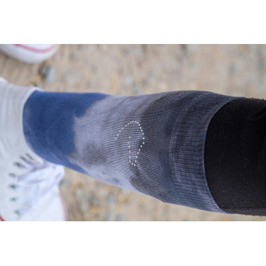 Meias Equithème Havana Marinho / cinza Azul