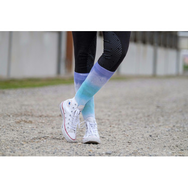 Meias Equithème Havana Marinho / cinza Azul