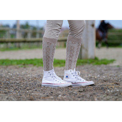 Meias Equithème Alix  Cinzento-acastanhado Castanho