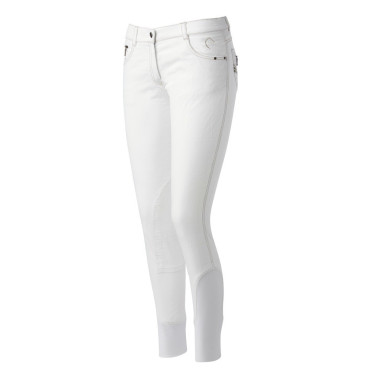 Jeans feminino Equithème Texas Branco