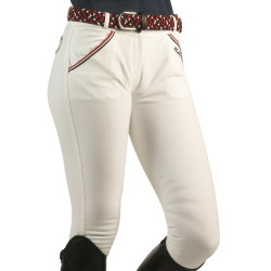 Calça France Collection feminina Flags & Cup Branco Calça France Collection feminina Flags & Cup Branco