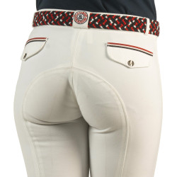 Calça France Collection feminina Flags & Cup Branco Calça France Collection feminina Flags & Cup Branco