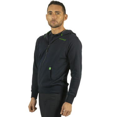 Moletom masculino com zíper Mako Flags & Cup