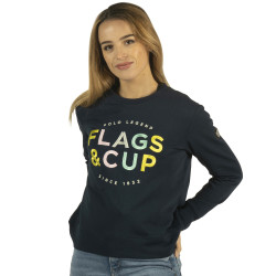 Suéter feminino Veria Flags & Cup Suéter feminino Veria Flags & Cup