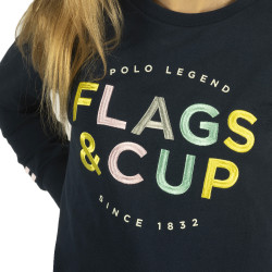 Suéter feminino Veria Flags & Cup Suéter feminino Veria Flags & Cup