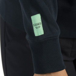 Moletom feminino com zíper Naousa Flags & Cup Azul-marinho