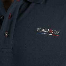 Polo masculino França Coleção Flags & Cup Polo masculino França Coleção Flags & Cup