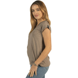 Camiseta feminina Janina Flags & Cup Camiseta feminina Janina Flags & Cup