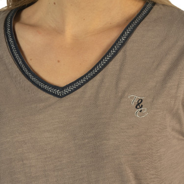 Camiseta feminina Janina Flags & Cup Camiseta feminina Janina Flags & Cup