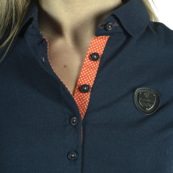 Polo feminino Larissa Flags & Cup Polo feminino Larissa Flags & Cup