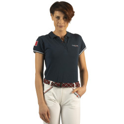 Polo feminino France Collection Flags & Cup Polo feminino France Collection Flags & Cup