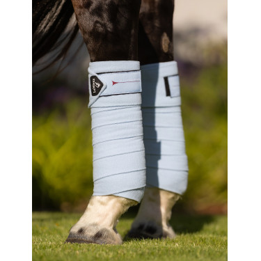 Bandagens de polo LeMieux Luxury Névoa Azul