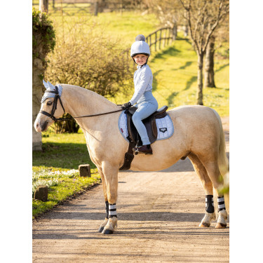 Boné anti-moscas LeMieux Junior Loire Névoa Azul