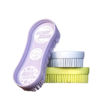 Trio de escovas LeMieux Wizard Brush Kiwi Kaki Trio de escovas LeMieux Wizard Brush Kiwi Kaki